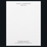 Minimalist Modern Professional Creative Letterhead<br><div class="desc">You can change the fonts,  colours,  backgorund with easy to use tool.</div>