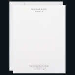 Minimalist Modern Professional Creative Letterhead<br><div class="desc">You can change the fonts,  colours,  backgorund with easy to use tool.</div>