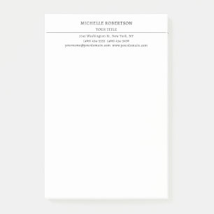 Minimalist Modern Professional Creative Post-it Notes