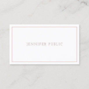 Minimalist Modern Professional Elegant Design Business Card