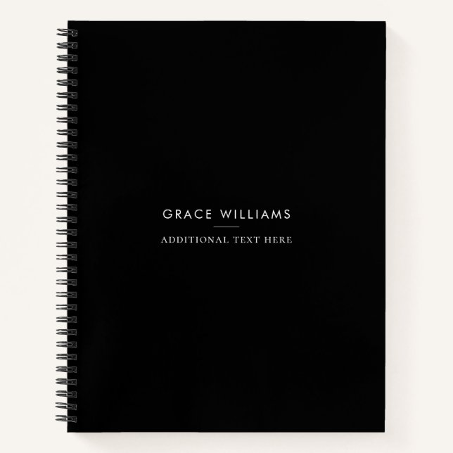 Minimalist Modern Professional Notebook (Front)