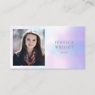 Minimalist Modern Professional Photo Business Card
