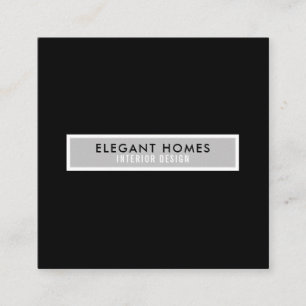 Minimalist Modern Professional Square Business Card