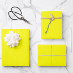 Minimalist Modern Pure Yellow  Wrapping Paper Sheet<br><div class="desc">The Minimalist Modern Pure Yellow Wrapping Paper Sheets feature a bright, cheerful yellow hue with a clean, minimalist design. The vibrant colour adds a burst of positivity and energy to your gift presentations, while the simple design ensures a contemporary and elegant look. Perfect for making any gift stand out with...</div>