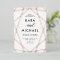 Minimalist Modern Rose Gold on White | Wedding