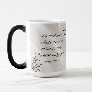Minimalist modern rustic theme good morning magic mug