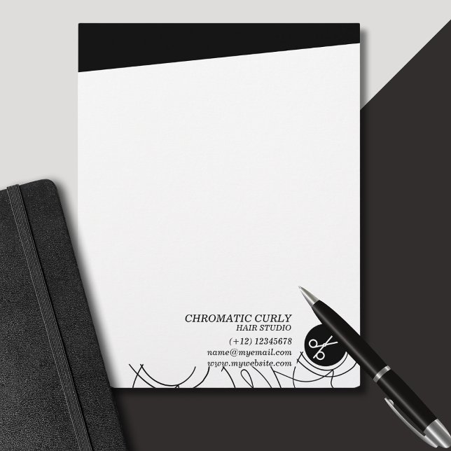 Minimalist Modern Simple Black And White Line  Letterhead (Creator Uploaded)