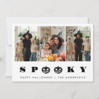 Minimalist Modern Spooky Happy Halloween 3 Photo