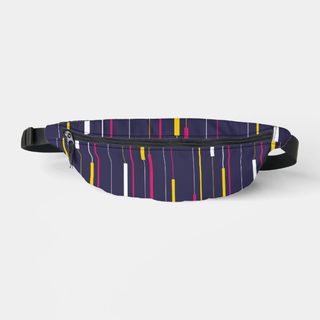 Minimalist Modern Stripes Fanny Pack (Front)