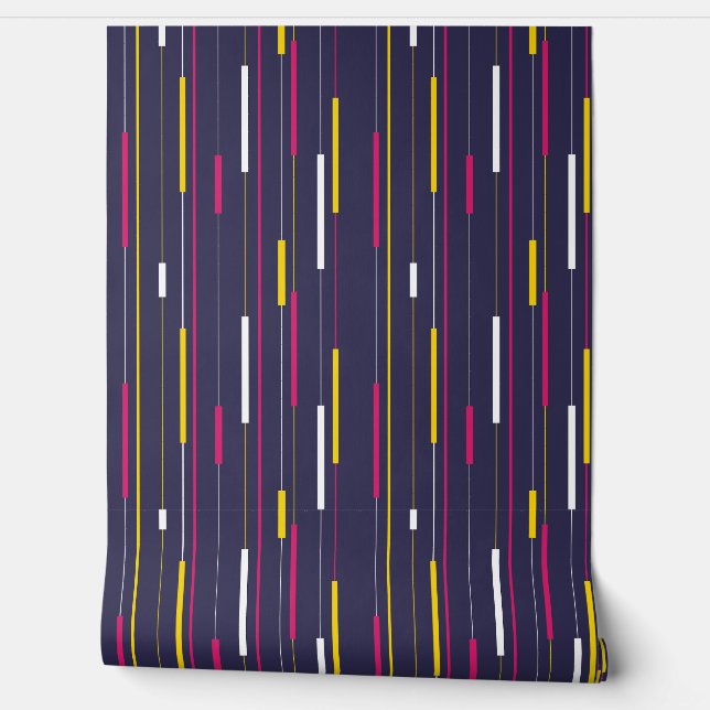 Minimalist Modern Stripes Wallpaper (Unrolling)