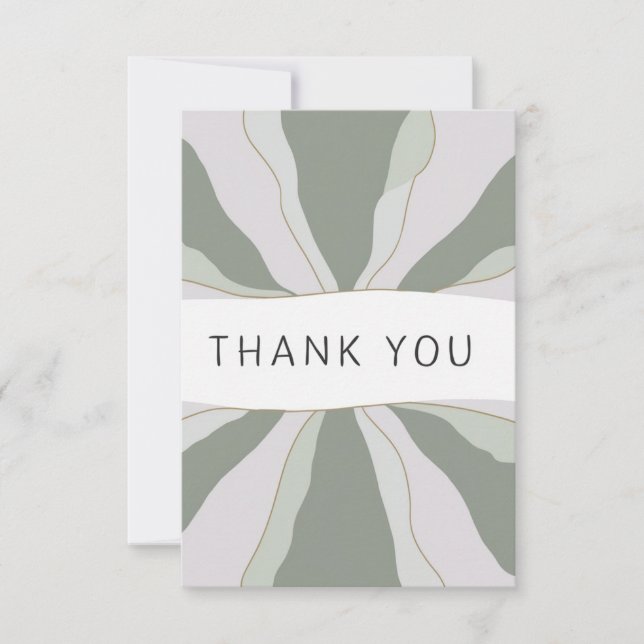 Minimalist Modern Thank You Card (Front)