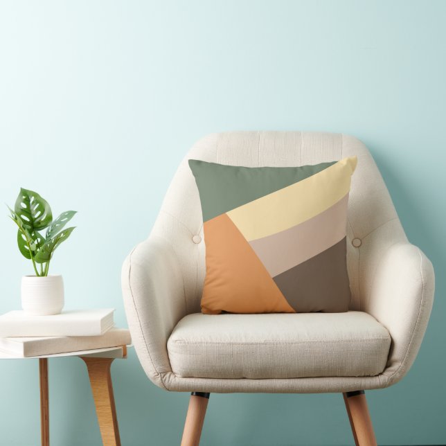 Minimalist modern throw pillow (Chair)