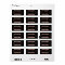 Minimalist modern typography black  product  label