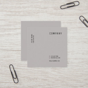 Minimalist Modern Versatile Grey Square Cards