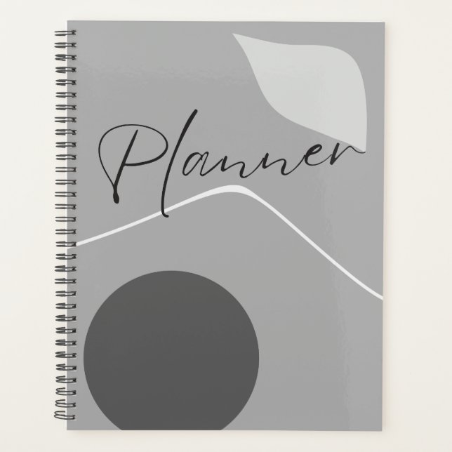 Minimalist Modern, Wedding Planner 8 (Front)