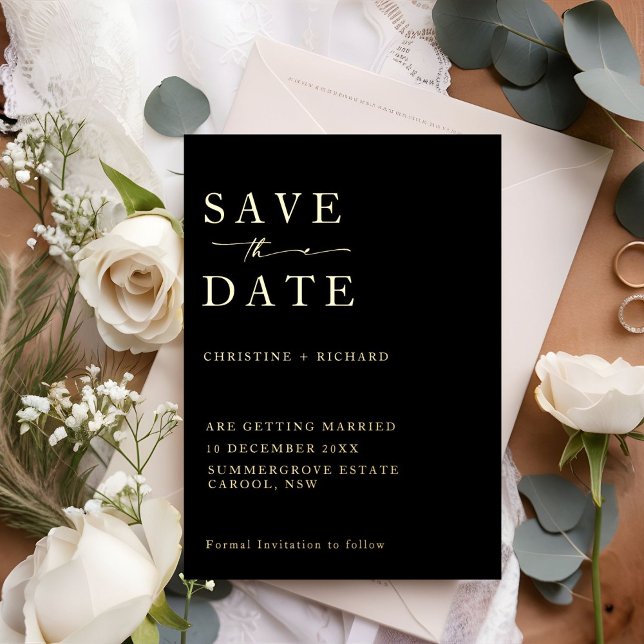 Minimalist Modern Wedding Save the Date (Creator Uploaded)