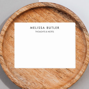 Minimalist Modern White No Post-it Notes