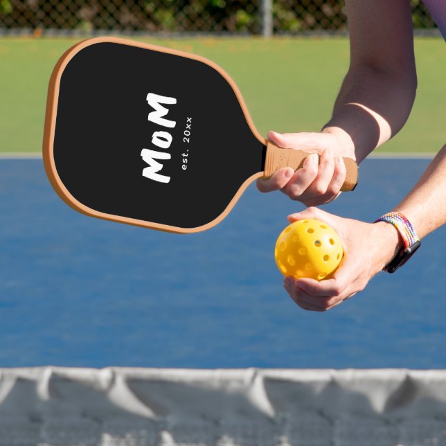 Minimalist Mom Established Bold Typography Pickleball Paddle (Insitu)