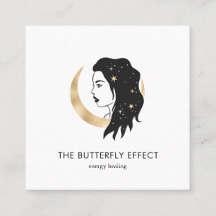 Minimalist Mond star Business card