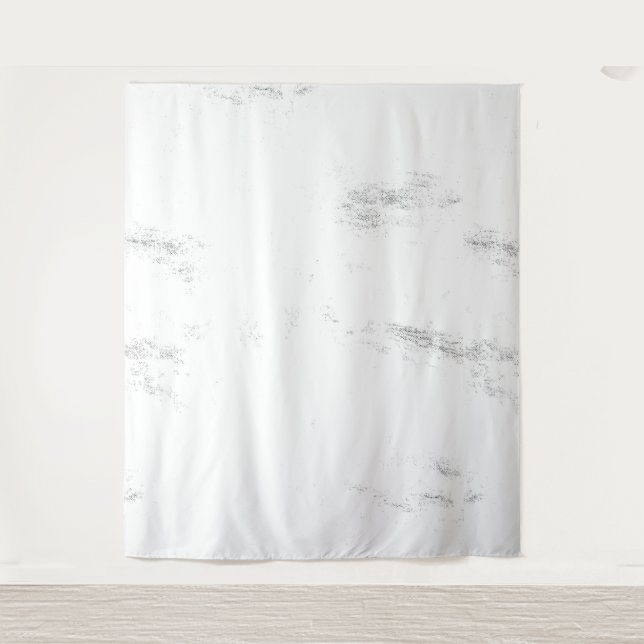 Minimalist Monochrome Grunge Texture Tapestry (Front)