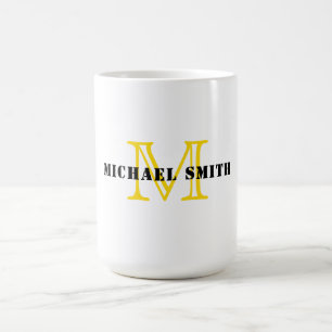 Minimalist Monogram Coffee Mug