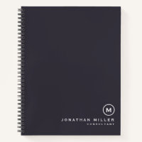 Minimalist Monogram Indigo Blue