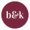 Minimalist Monogram Initials Burgundy Red Wedding