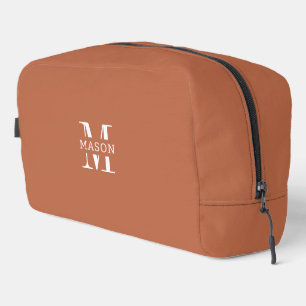 Minimalist Monogram Personalized Dopp Kit