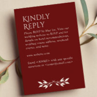 Minimalist Monogram Striped Rosewood Red