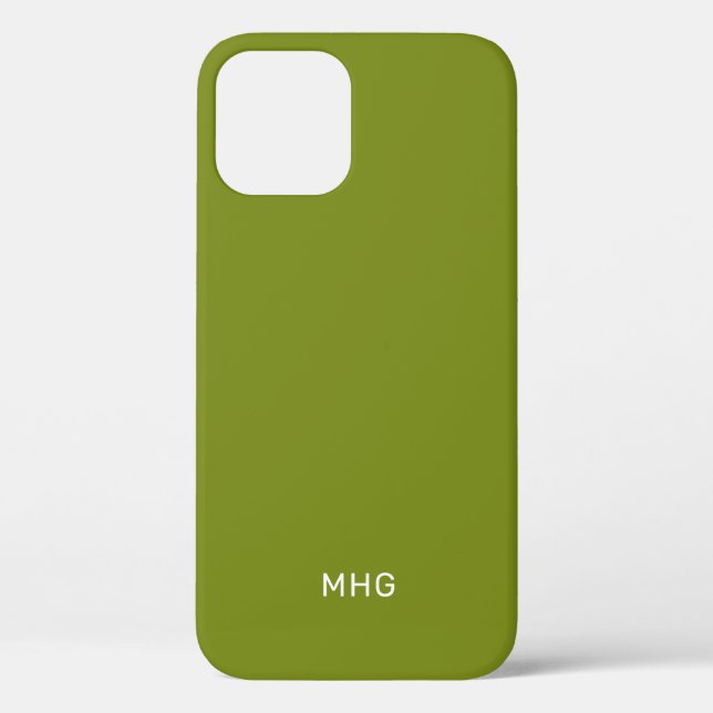 Minimalist Monogrammed phone cases (Back)