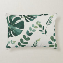 Minimalist Monstera and Greenery Pattern - Modern