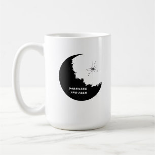Minimalist Moon Mug Crescent Moon Coffee Cup