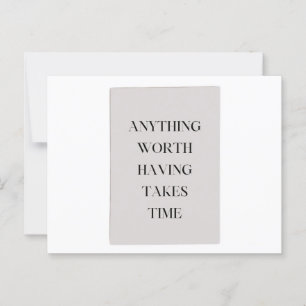 Minimalist Motivation for Dreamers Timeless Wisdom Postcard