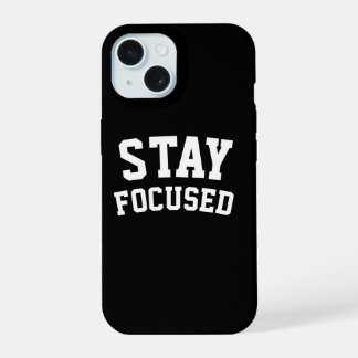 Minimalist motivation iPhone 15 case