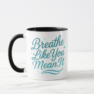 "Minimalist Motivational Mug – Elegant Script