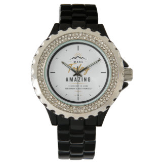 Minimalist Motivational Wrist Watch