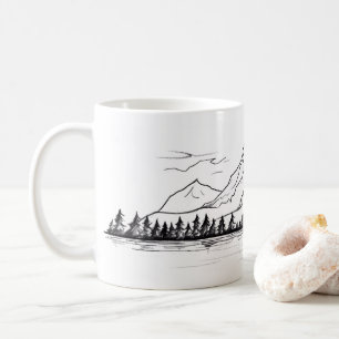 Minimalist Mountain By Kids Coffee Mug