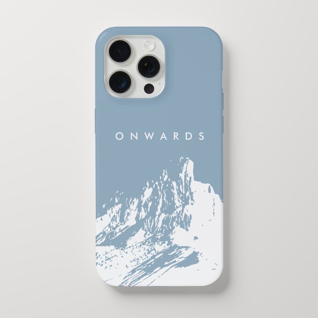 Minimalist Mountain Icy Blue Phone Case (Creator Uploaded)