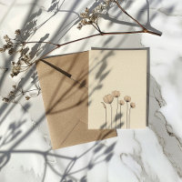 Minimalist Muted Tones willdfowers RSVP QR Code