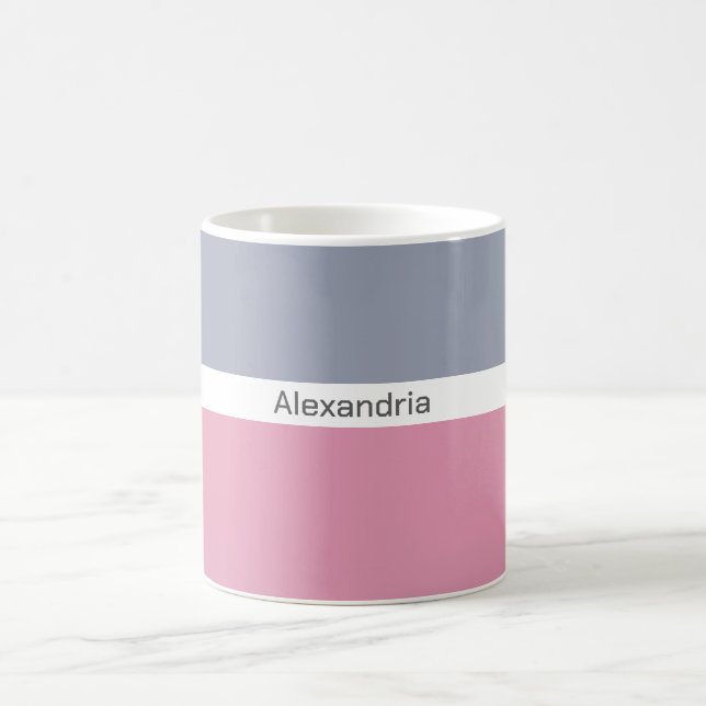 Minimalist Name Modern  Coffee Mug (Center)