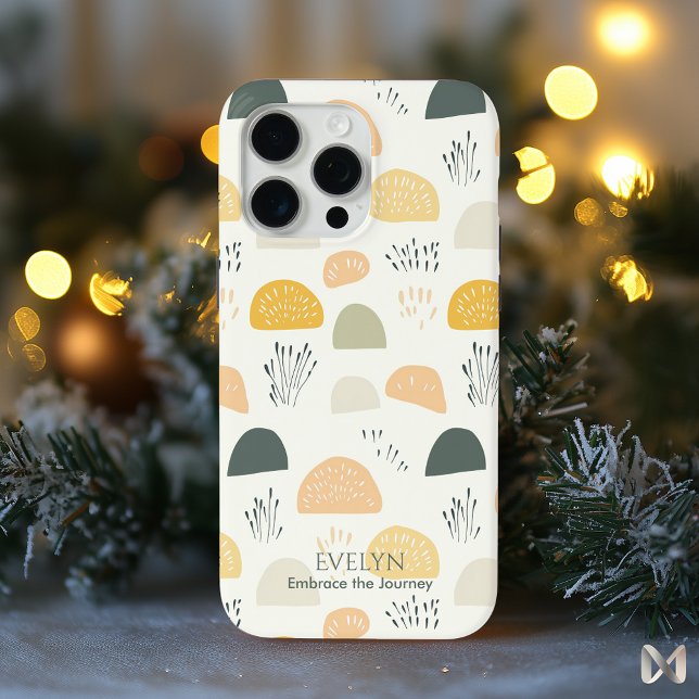 Minimalist Nature-Inspired - Abstract Boho Pattern Case-Mate iPhone Case (Creator Uploaded)