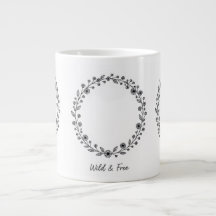 Minimalist Nature Lover Coffee Cup