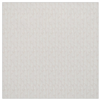 Minimalist Neutral Floral Vine Fabric