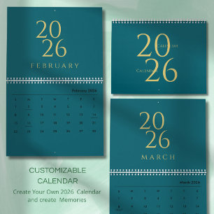 Minimalist Neutral Tones Wall Calendar