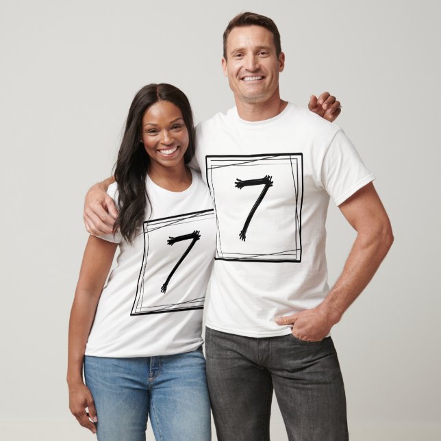 Minimalist Number 7 T-Shirt (Unisex)