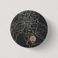 Minimalist NYC Soccer Map Pin Line Art