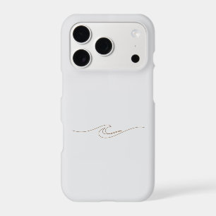 Minimalist Ocean Wave Phone Case White