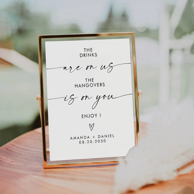 Minimalist Open Bar Sign (Creator Uploaded)
