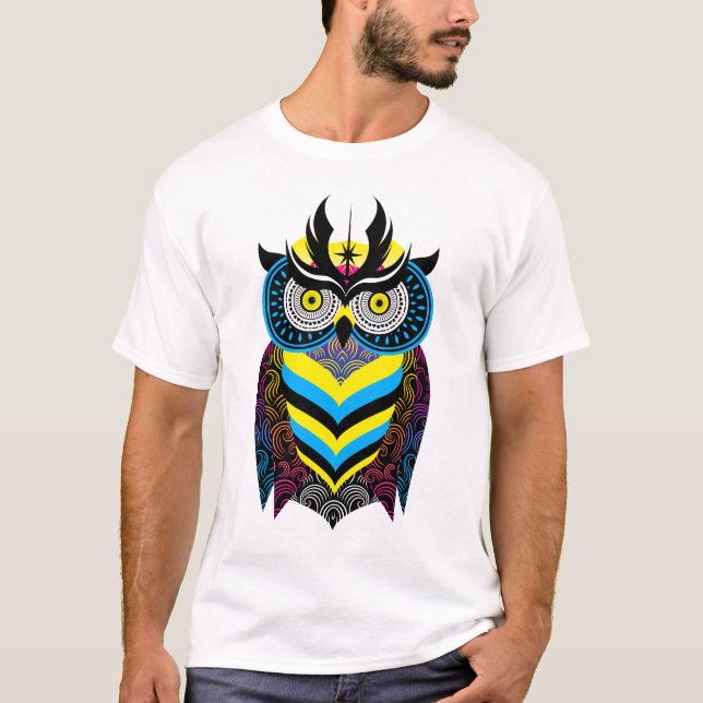 Minimalist owl T-Shirt (Front)