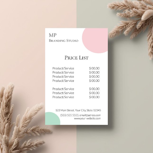 Minimalist Pastel Branding Design Flyer (Creator Uploaded)